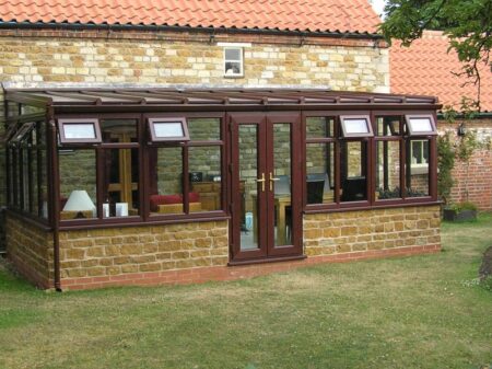 Lean-to Conservatories also known as Mediterranean Conservatories