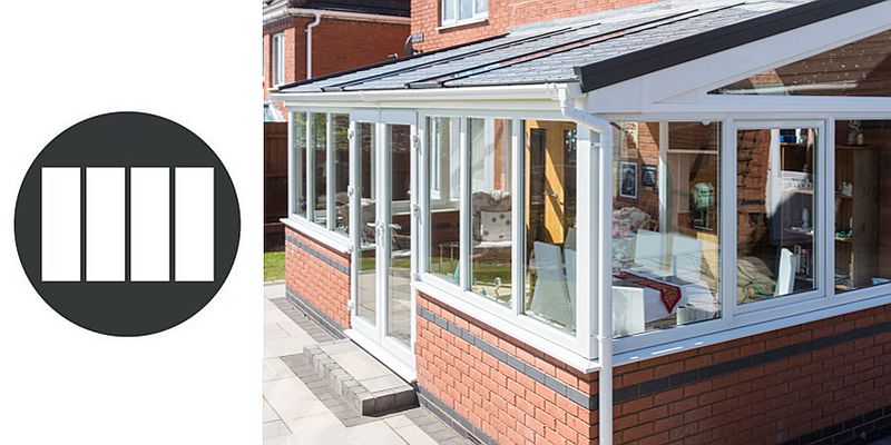 Lean-to Conservatories also known as Mediterranean Conservatories