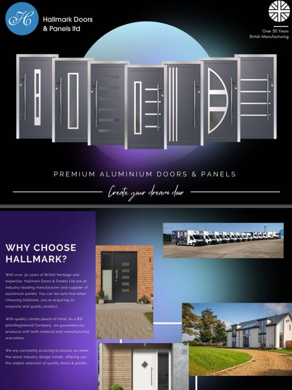 Hallmark Premium Aluminium Doors Brochure